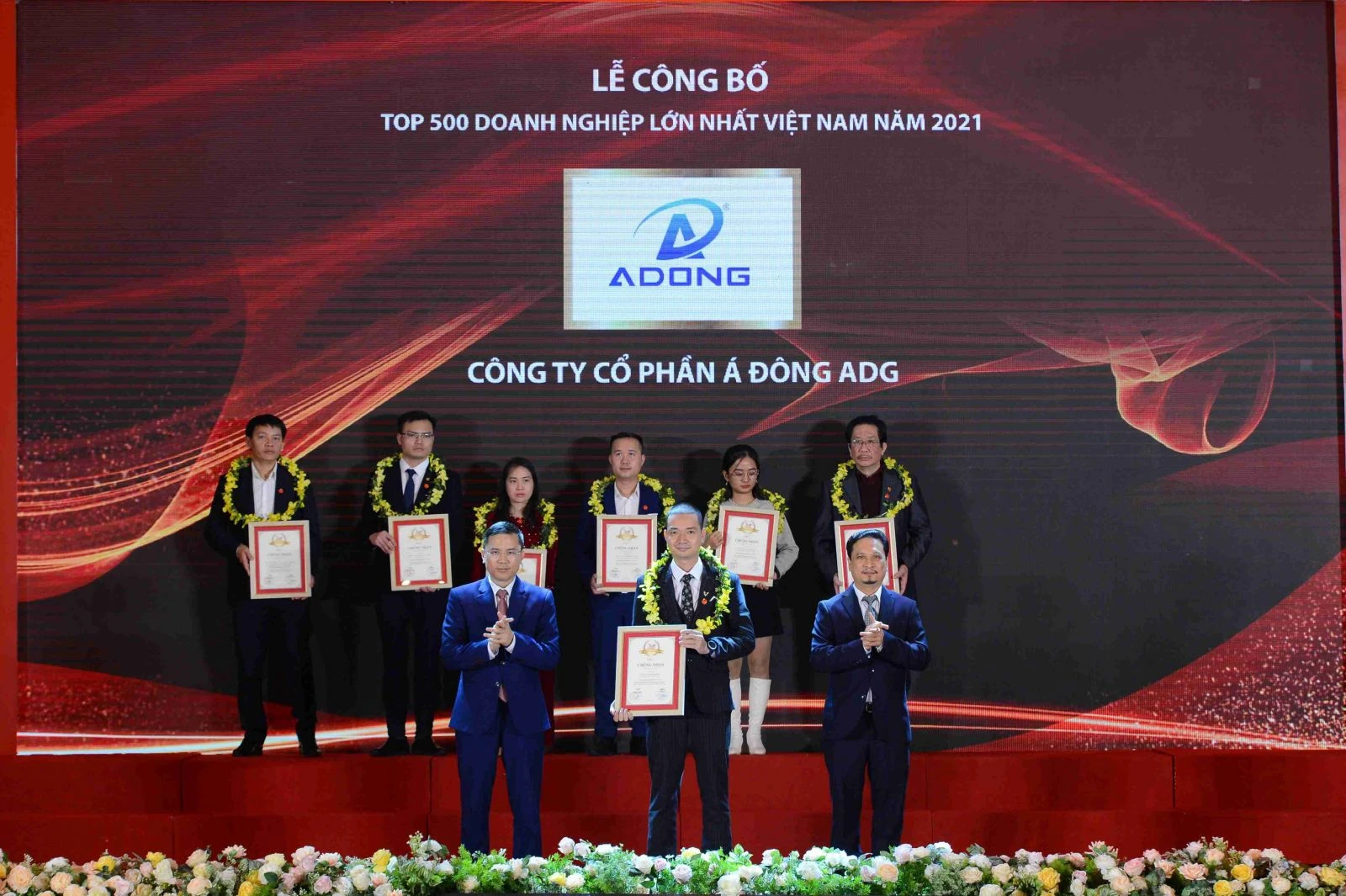 Á ĐÔNG ADG TĂNG 25 BẬC TRÊN BẢNG XẾP HẠNG VNR500 – TOP 500 DOANH NGHIỆP LỚN NHẤT VIỆT NAM NĂM 2021