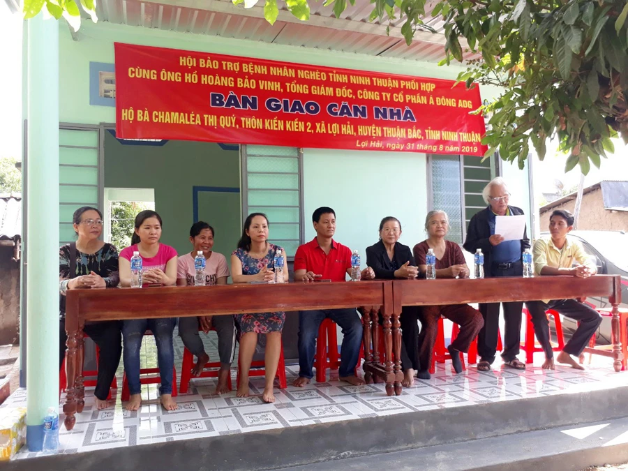 CÔNG TY Á ĐÔNG ADG BÀN GIAO 2 CĂN NHÀ TÌNH NGHĨA TẠI TỈNH NINH THUẬN