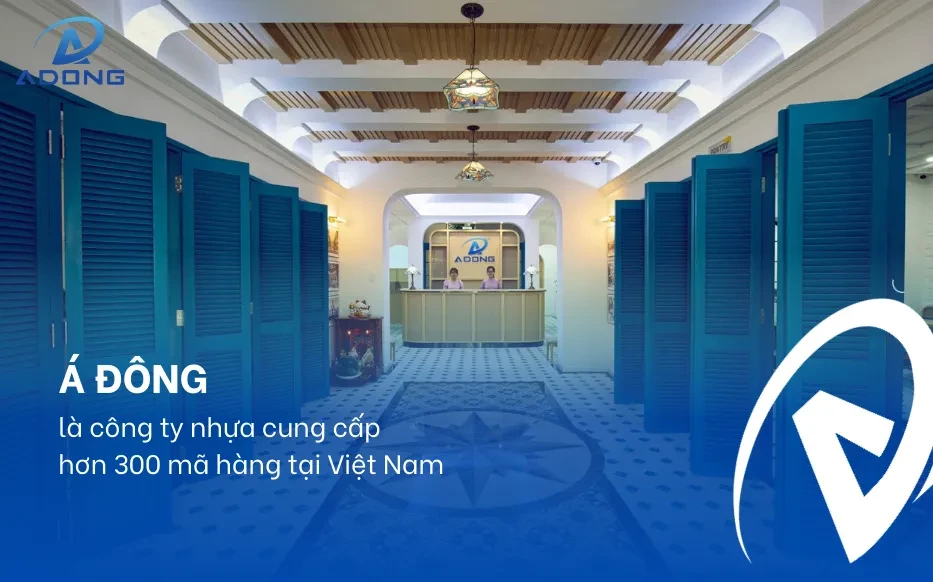 Á Đông là công ty nhựa cung cấp hơn 300 mã hàng tại Việt Nam