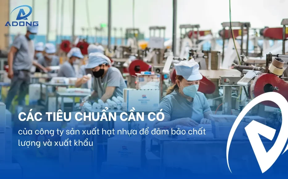Các tiêu chuẩn cần có của công ty sản xuất hạt nhựa để đảm bảo chất lượng và xuất khẩu